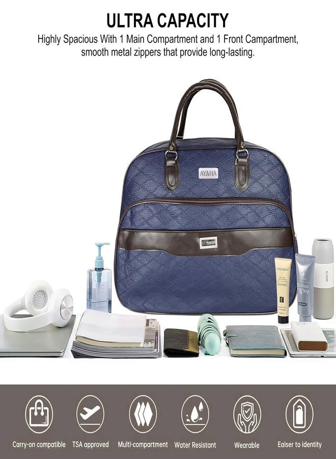 Ayaha Weekender Duffle Bag for Travel, Stylish Luggage Bag for Men and Women Cabin Air Bag with Detachable Shoulder Strap 45 litres 54.5x24x34.5cm - Image 4